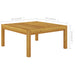 Garden Footstool With Cushion Solid Acacia Wood Toxatb