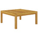 Garden Footstool With Cushion Solid Acacia Wood Toxatb