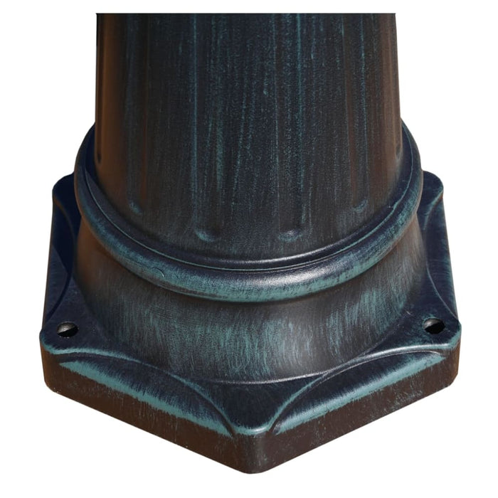 Garden Lamp Post Dark Green 215 Cm Abxai