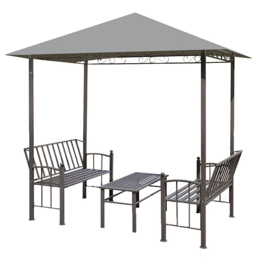 Garden Pavilion With Table And Benches 2.5x1.5x2.4 m