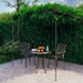 Garden Pergola Antique Brown 3x3x2.5 m Iron Totkki