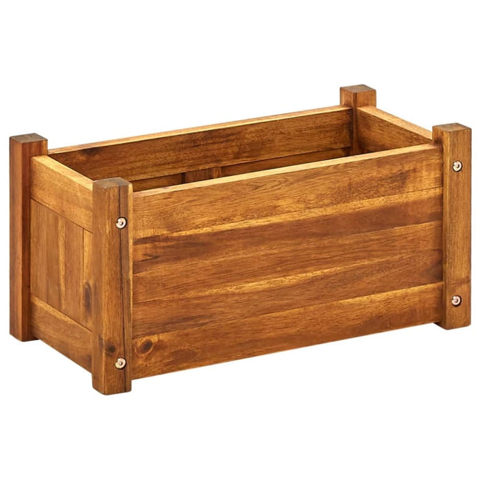 Garden Raised Bed Acacia Wood 50x25x25 Cm Axplp