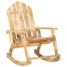 Garden Rocking Chair Solid Mango Wood Gl1795