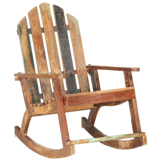 Garden Rocking Chair Solid Reclaimed Wood Xnpnnx