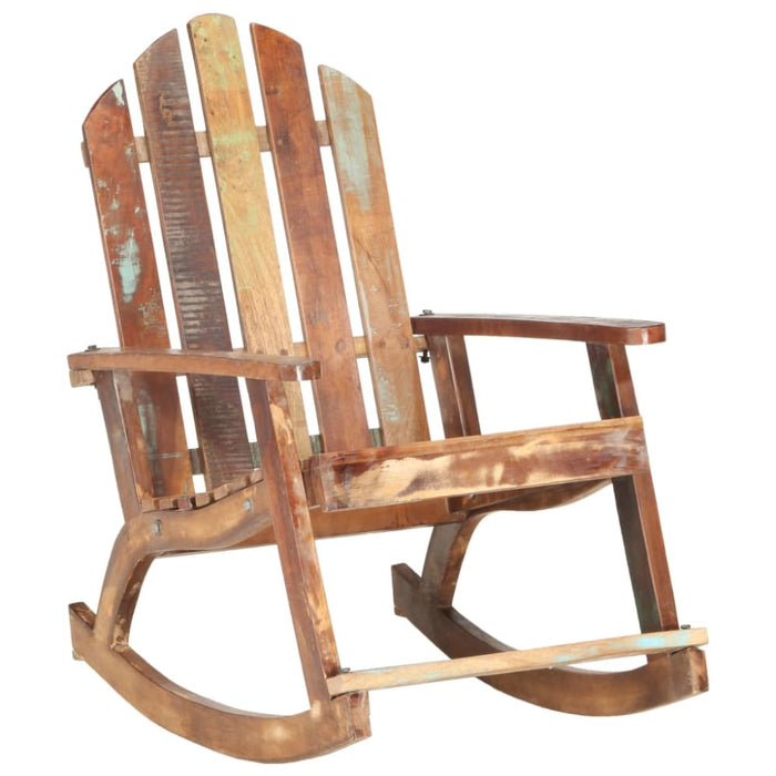 Garden Rocking Chair Solid Reclaimed Wood Xnpnnx