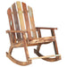 Garden Rocking Chair Solid Reclaimed Wood Xnpnnx