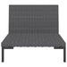 Garden Sofas 2pcs With Cushions Half Round Poly Rattan