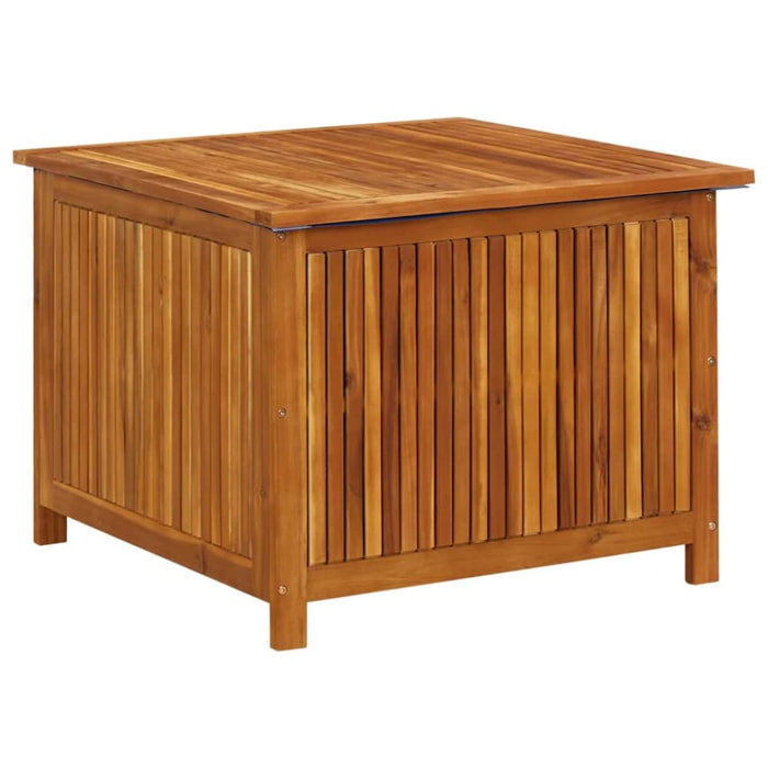 Garden Storage Box 75x75x58 Cm Solid Acacia Wood Tolakn