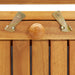 Garden Storage Bench Solid Acacia Wood Aaoxl