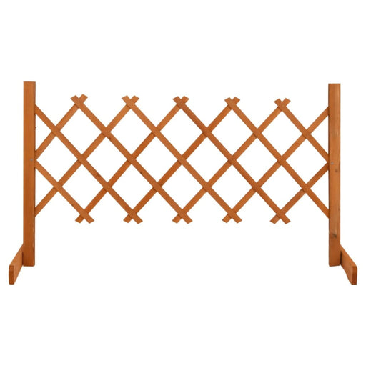 Garden Trellis Fence Orange 120x60 Cm Solid Firwood Toanxx