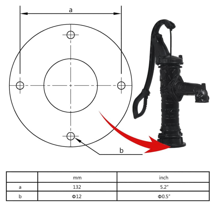 Garden Water Pump With Stand Cast Iron Xipxip