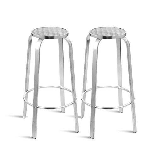 Gardeon Set Of 2 Outdoor Bar Stools Patio Furniture Indoor