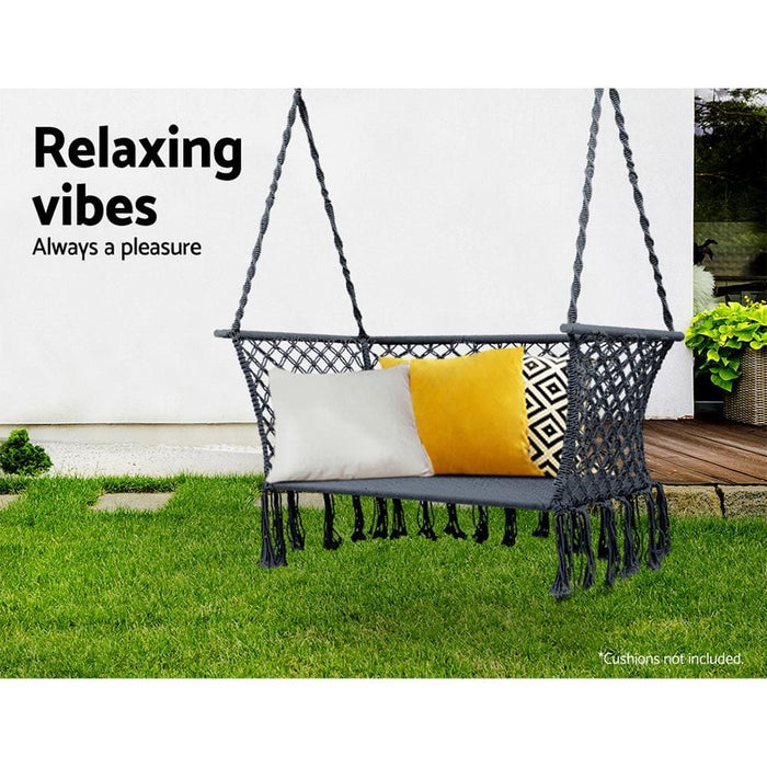 Gardeon Camping Hammock Chair Patio 2 Person Swing Hammocks