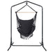 Gardeon Outdoor Hammock Chair With Stand Tassel Hanging