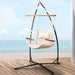 Gardeon Outdoor Hammock Chair With Steel Stand Hanging