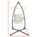 Gardeon Outdoor Hammock Chair With Steel Stand Hanging