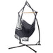 Gardeon Outdoor Hammock Chair With Steel Stand Tassel