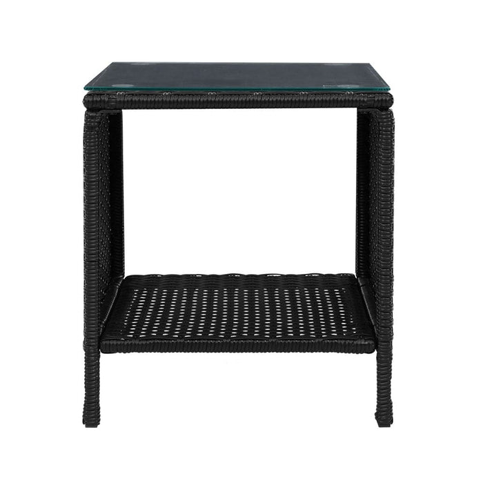 Gardeon Side Table Coffee Patio Outdoor Furniture Rattan