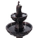 Gardeon Water Solar Fountain Outdoor Bird Bath Peacock