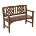 Gardeon Wooden Garden Bench 2 Seat Patio Furniture Timber