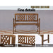 Gardeon Wooden Garden Bench 2 Seat Patio Furniture Timber