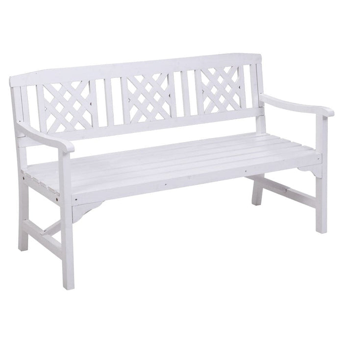 Gardeon Wooden Garden Bench 3 Seat Patio Furniture Timber