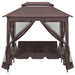 Gazebo Convertible Swing Bench Coffee Atxab