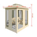 Gazebo Convertible Swing Bench Cream White Atxtk