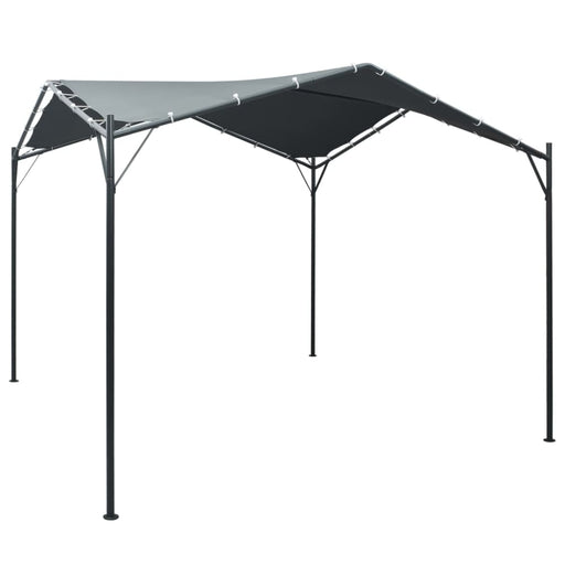 Gazebo Pavilion Tent Canopy 3x3 m Steel Anthracite Aiklx