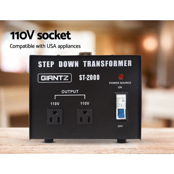 Goslash Picks Giantz 2000 Watt Step Down Transformer