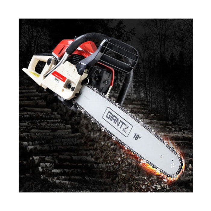 Giantz Petrol Chainsaw Commercial E - start 18’’