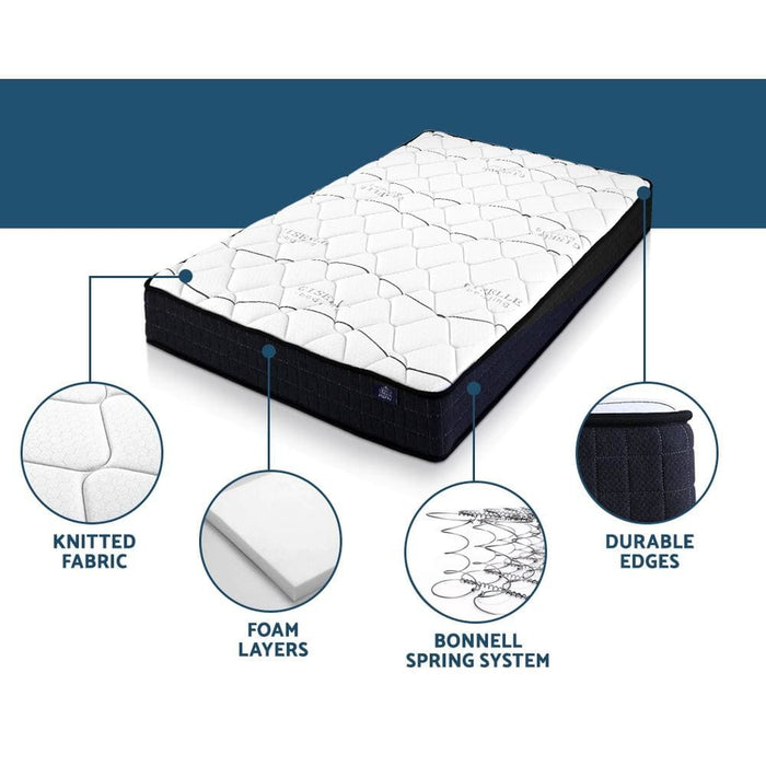 Giselle Bedding Glay Bonnell Spring Mattress 16cm Thick –