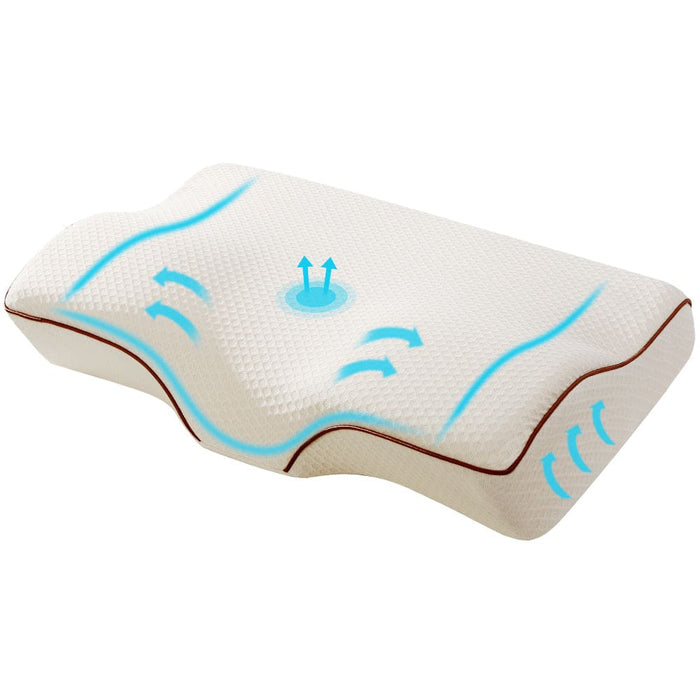 Goslash Picks Giselle Memory Foam Pillow Neck Pillows