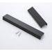 Gold Black Hidden Cabinet Pulls Aluminum Alloy Kitchen