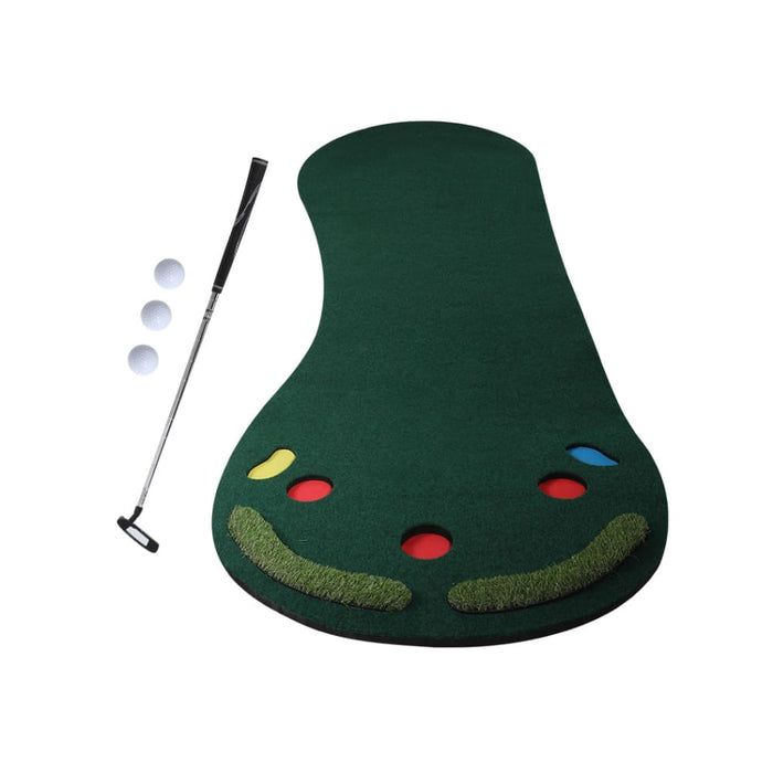 Goslash Picks 3m Golf Putting Mat Practice Training Indoor