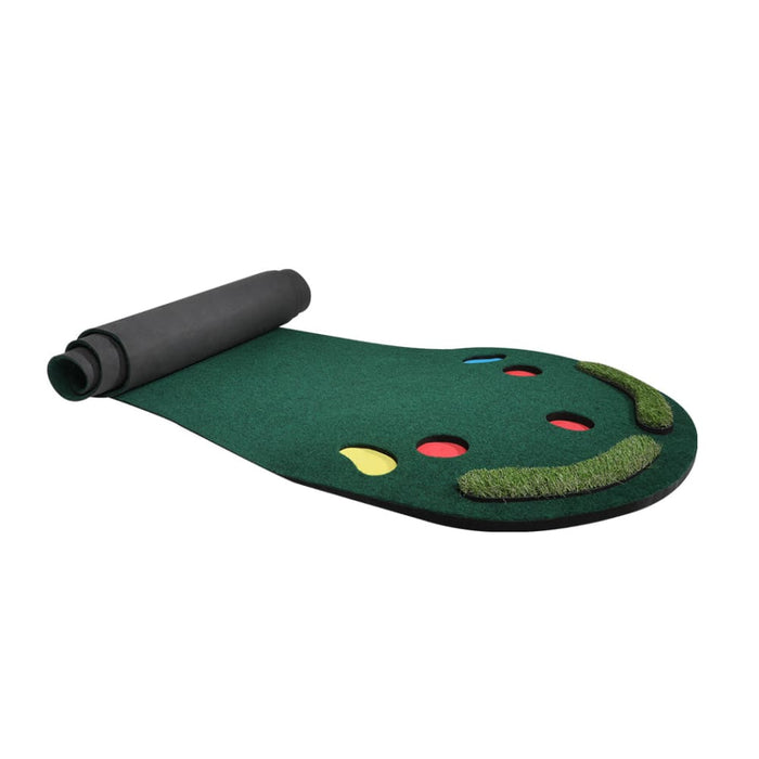 Goslash Picks 3m Golf Putting Mat Practice Training Indoor