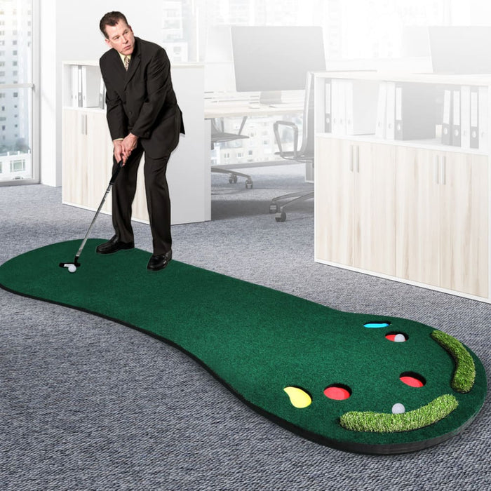 Goslash Picks 3m Golf Putting Mat Practice Training Indoor