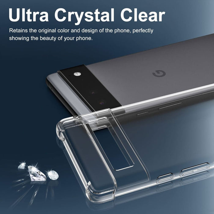 For Google Pixel 7 Pro Case Pixel7 Cover Tpu Transparent