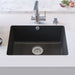 Granite Kitchen Sink Single Basin Black Oappxk