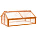 Greenhouse Brown 114x80x50 Cm Firwood Tolaop