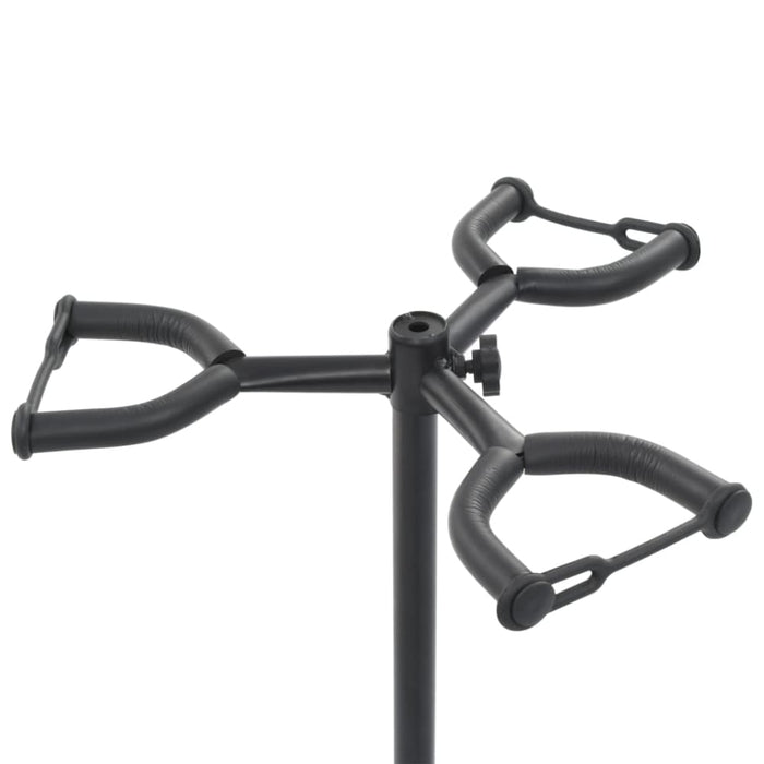 Guitar Stand Black Steel Ibbip