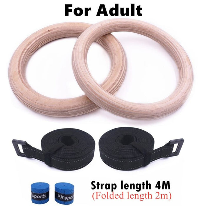 Gymnastic Ring With Adjustable Buckles