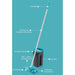 Hand Free Wringing Floor Cleaning Flat Squeeze Mop And 