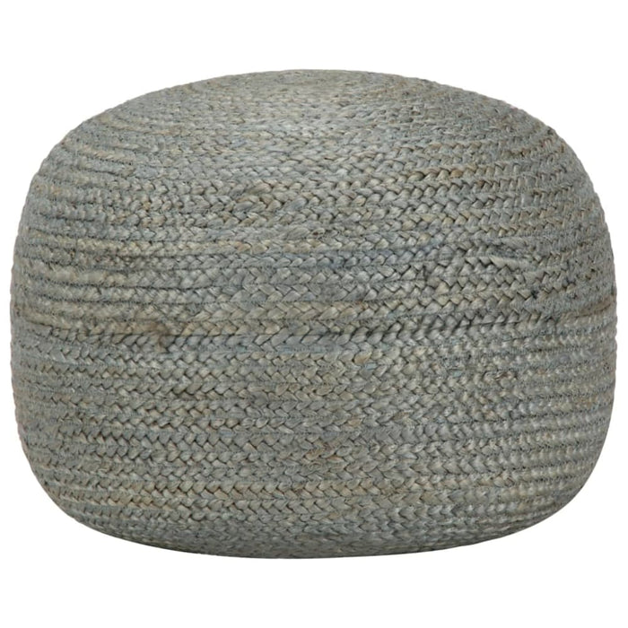 Handmade Pouffe Olive Green 45x30 Cm Jute Xanbnt