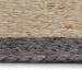 Handmade Rug Jute With Dark Grey Border 90 Cm