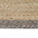 Handmade Rug Jute With Grey Border 150 Cm