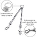 Heavy Duty Durable Eco-friendly 2 Way Splitter Metal Chain