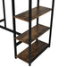 High Bar Table Pub Industrial 3-tier Storage Shelf Wooden