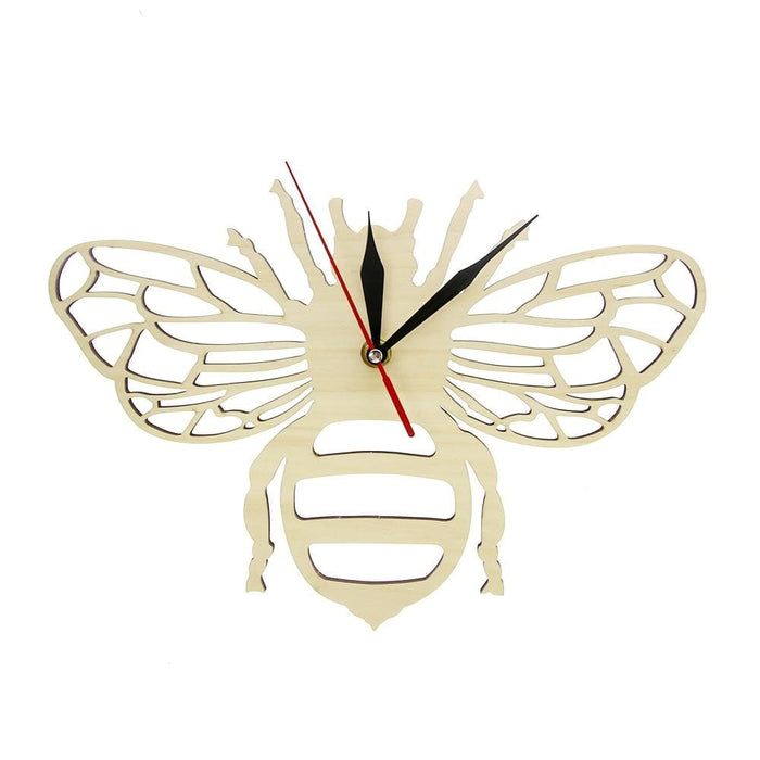 Honeybee Wood Wall Clock