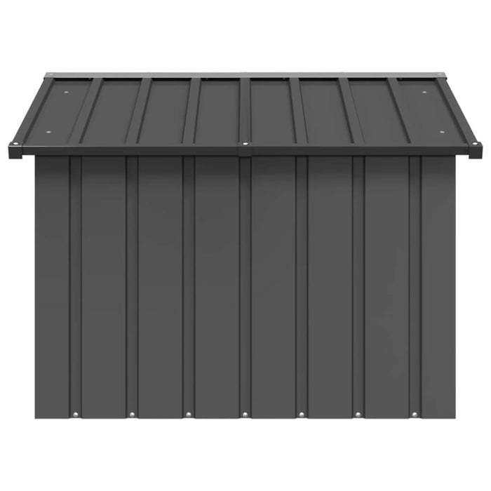 Dog House Anthracite 116.5x103x81.5 Cm Galvanised Steel